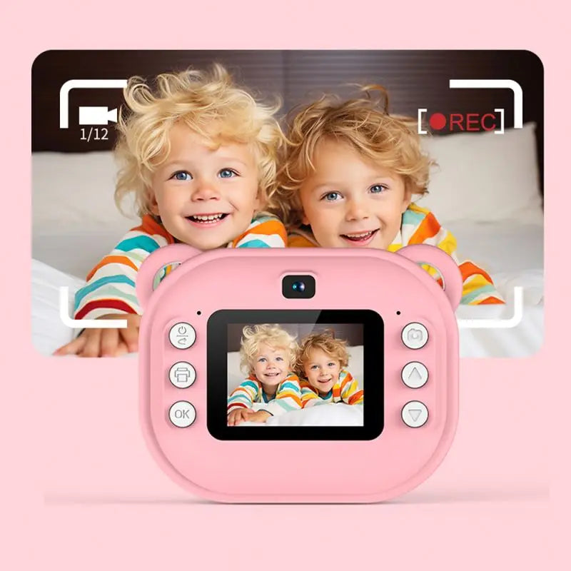 Children Camera Instant Printer Photo  Thermal Printing