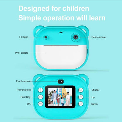 Kids instant print camera